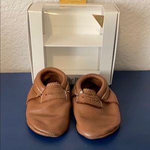 Size 4 Freshly Picked Penny Loafer in Cognac